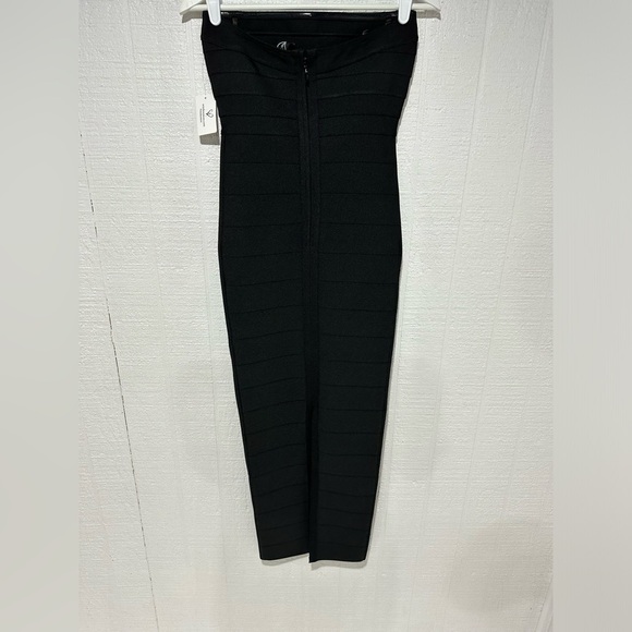 NWT Windsor Danna Formal Strapless Long Bandage Dress formal gown size XS - Picture 7 of 14